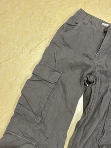 Gray Cargo Pants