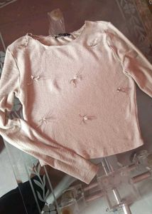 Cute mint pastle  green Long Sleeve Top