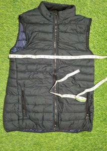 Sleeveless Black Jacket