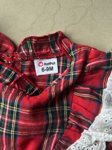 Plaid Baby Romper
