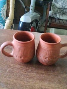 2 Earthen Tea Pot