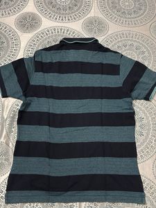 M&amp;S Men’s Striped Polo Shirt