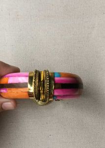 BROWN AGATE Boho Gemstone Bangle