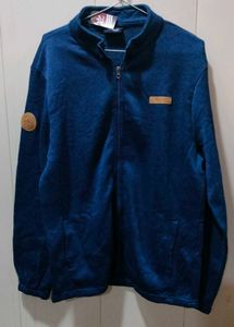 Blue Knit Jacket