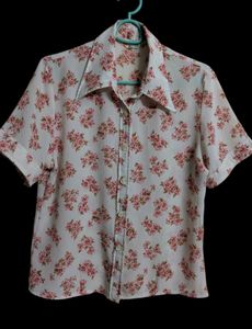 Floral Print Women Shirt