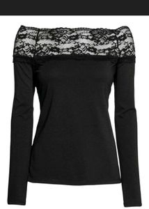 H&amp;M Off Shoulders Lace Top