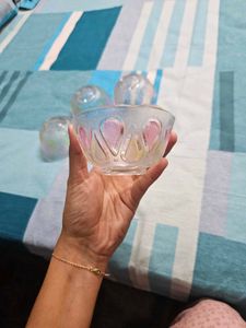 Set of 6 Glass Bowls