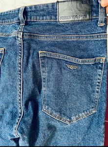 🟦 RedTape Denim Skinny Fit Jeans (30 Waist | 33 L
