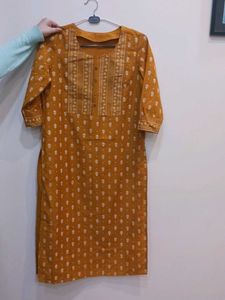 Mustard Brand New Kurta