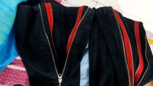 Black Jeans with Zippers