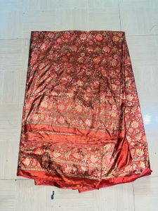 Elegant Red Silk Saree🏷️