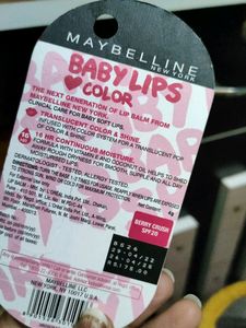 Price Drop 💥 Maybelline baby lips lip balm