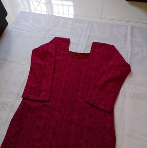 New Chikankari Kurti