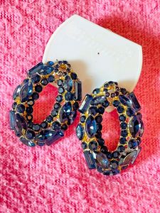 Women&#39;s Nevy Blue Earring Tops
