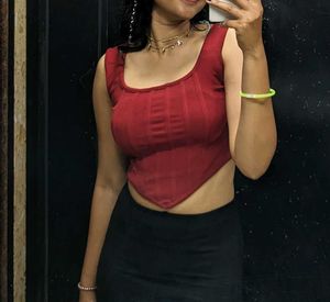 Red Corset Top