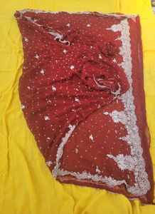 Elegant Maroon dupatta