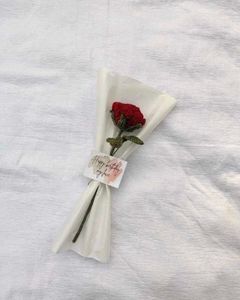 CROCHET ROSE FLOWER BOUQUET
