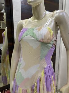 Pastel Polka Dot Maxi Dress