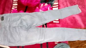 Grey Demin Stretchable Jeans