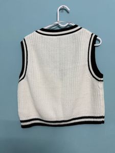 White Knit Vest