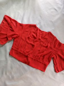 Flared Crop Top