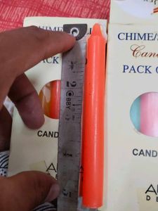 Aura Decor Chime/Spell Candles Multicolour (J)