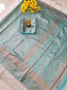 BANARASI SILK SAREE WITH BLOUSE