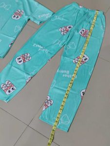 Cute Bunny Print Pajama Set