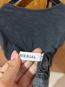 Gray Ballet Dancer Graphic Tee