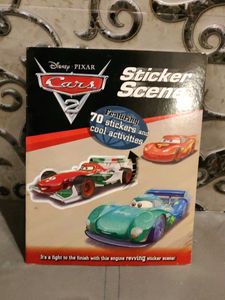 Disney Pixar Cars 2 Sticker Scene