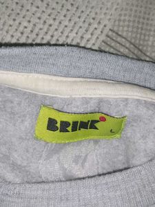 Grey cropped sweatshirt