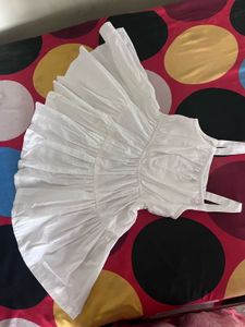 White Sundress with Ruffle Detail