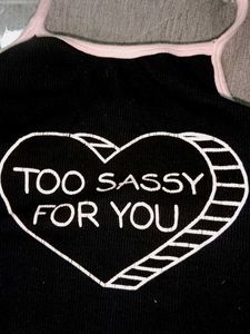 Sassy Graphic Tank Top