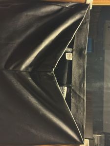 H&amp;M Faux Leather Split Hem Pants
