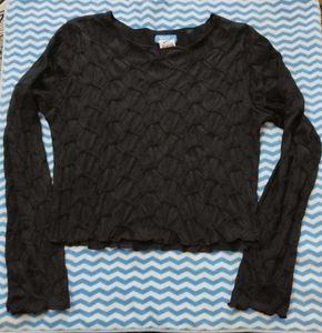 Stylish Black Crop Top