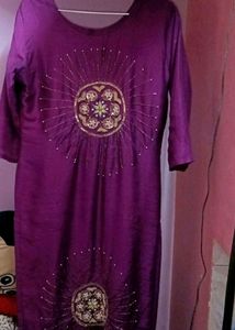 💕Beautiful Purple Designer Ladies Kurti💕