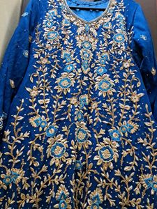 Elegant Blue Embroidered Kurta