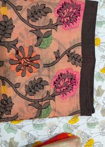 Floral Embroidered Saree