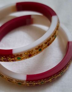 3 Handmade Beaded Necklaces With Free 2-6 Bangles