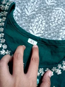 Pure Cotton Kurti Ke Sath Wedding Saree Free