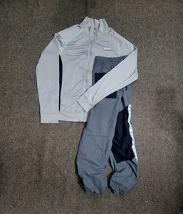Combo (Asics Tracksuit - Grey + Trousers)