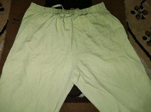 Light Green Flare Leg Pants