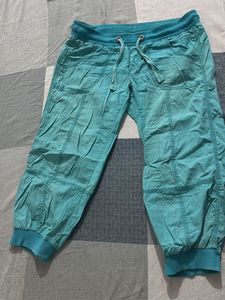 Teal Casual Pants