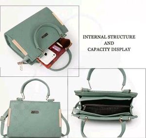 Mint Green Quilted Handbag