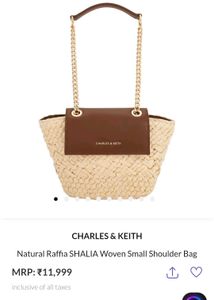 charles keith brand new bag with tag nd dust cover