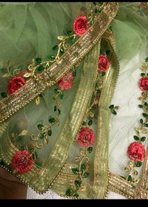 Green Silk Gown