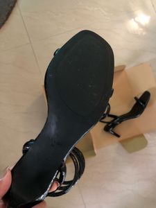 MANGO Croc Strappy Heels