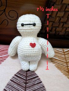 Baymax Crochet Toy