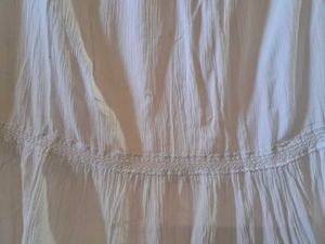 White Flowy Ethnic Skirt