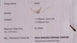 Unopened Juicer
